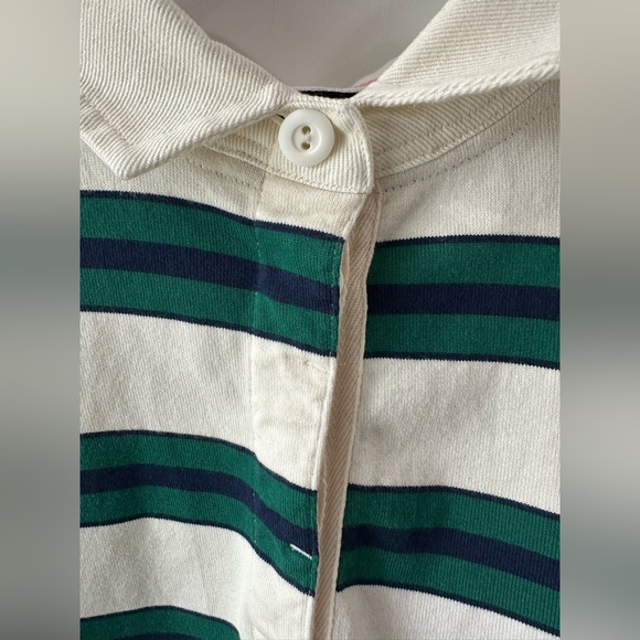 Vineyard Vines Heritage Striped Rugby Shirt Women XL Preppy - Picture 3 of 6